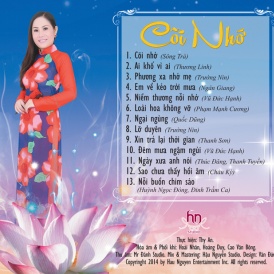 Album Cõi Nhớ - Bảo Vân
Ca sĩ: Bảo Vân
Thực hiện: Hậu Nguyễn Studio.Com
Năm phát hành: 2014