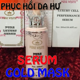 Serum Gold Mask hấp da Pure White